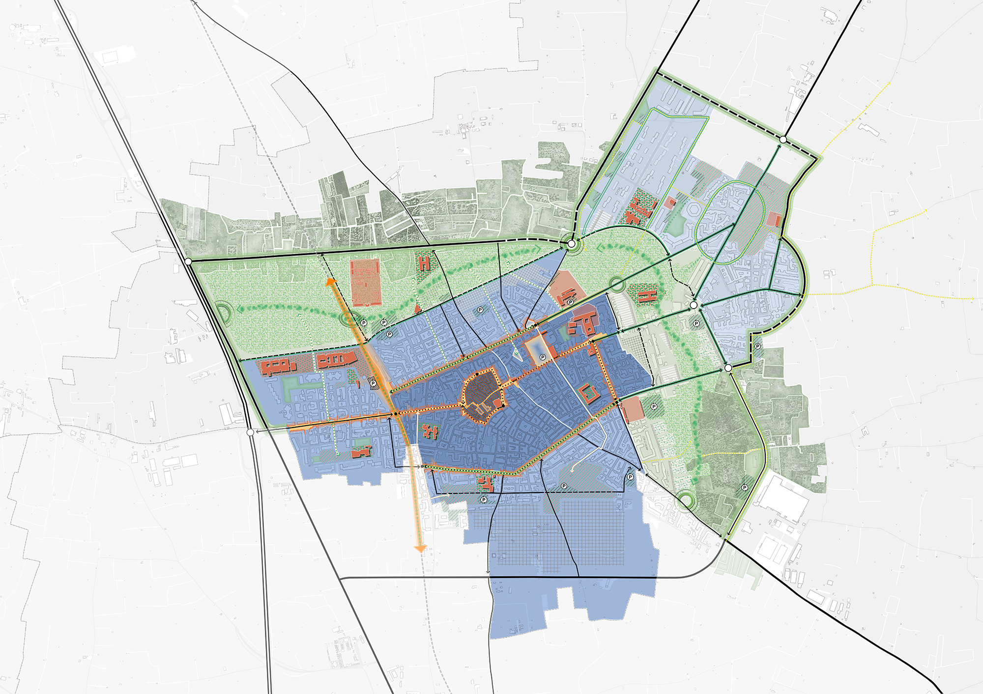 Strategic masterplan for urban regeneration – Triggiano (BA), ongoing