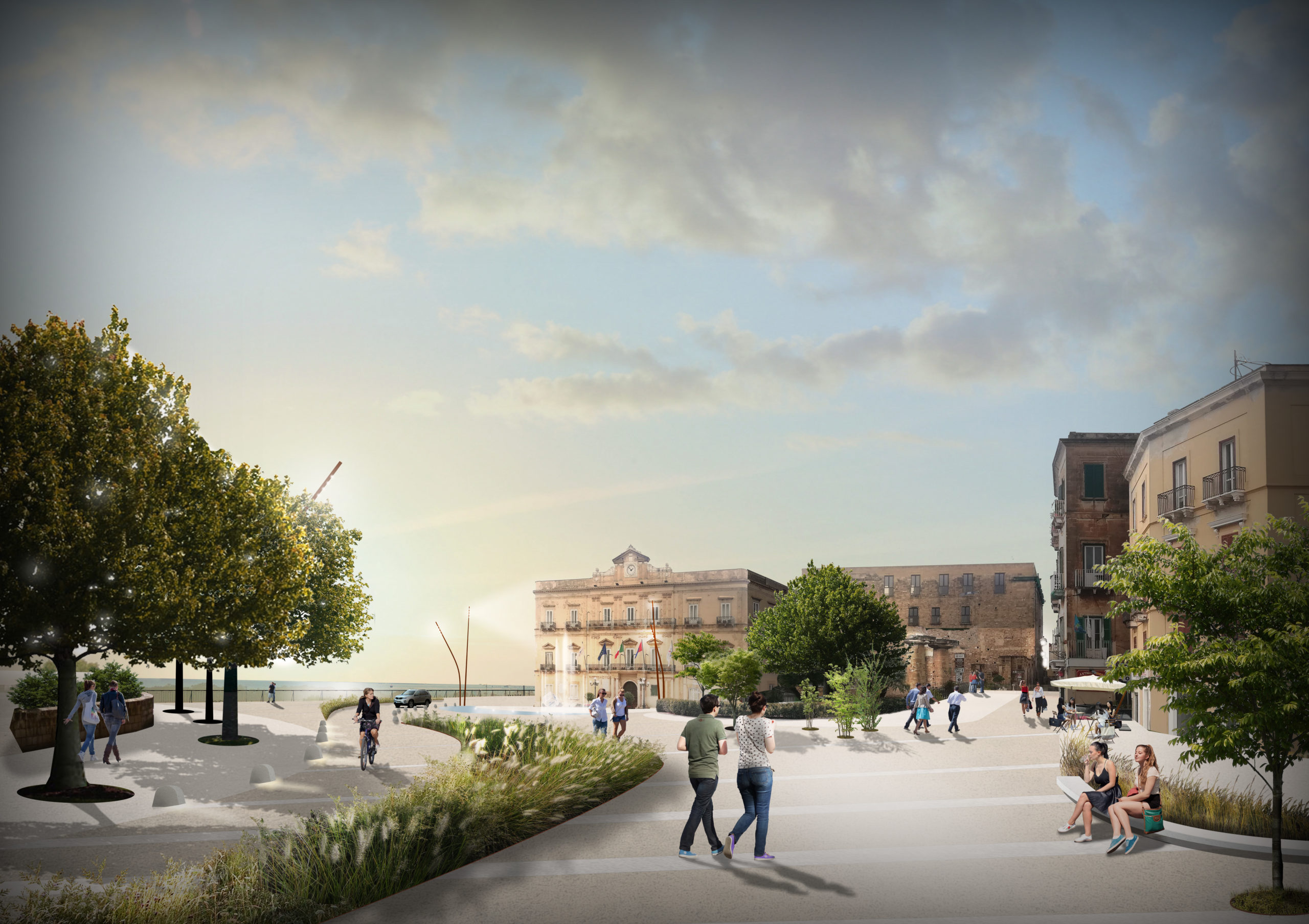 Redevelopment of public space at Piazza Castello – Taranto, Competition